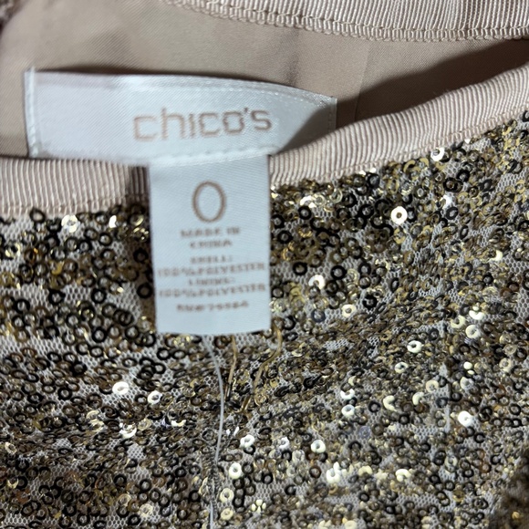 NWT Chico's Sequined Skirt - Picture 6 of 7